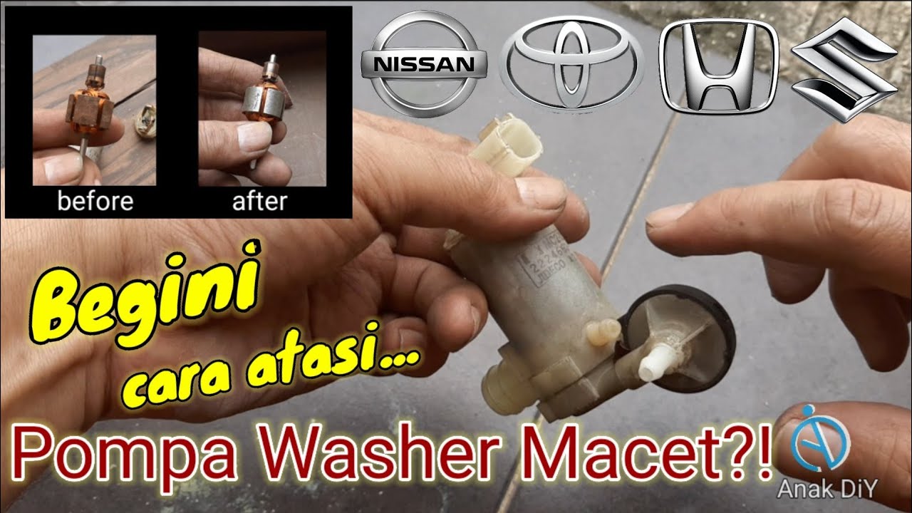 Cara memperbaiki pompa washer nissan serena C26