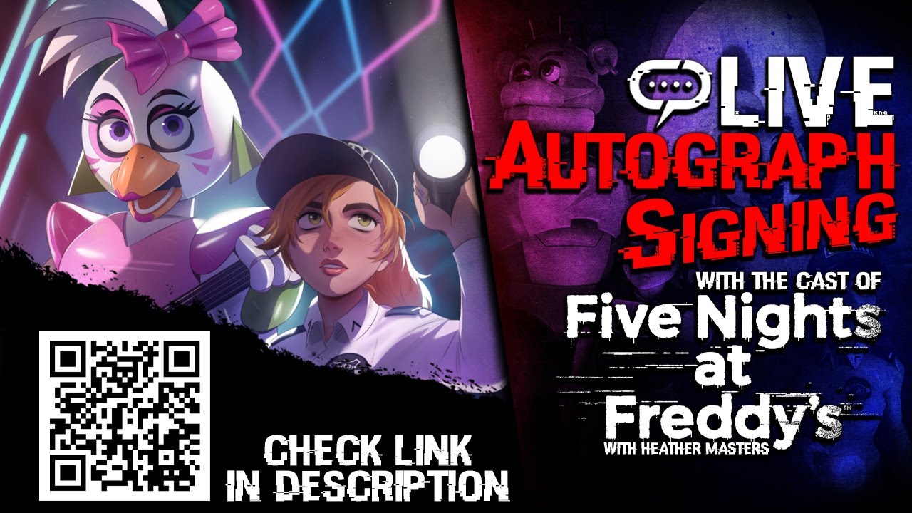 FNAF Autograph Livestream - Heather Masters (Glamrock Chica, Vanessa)