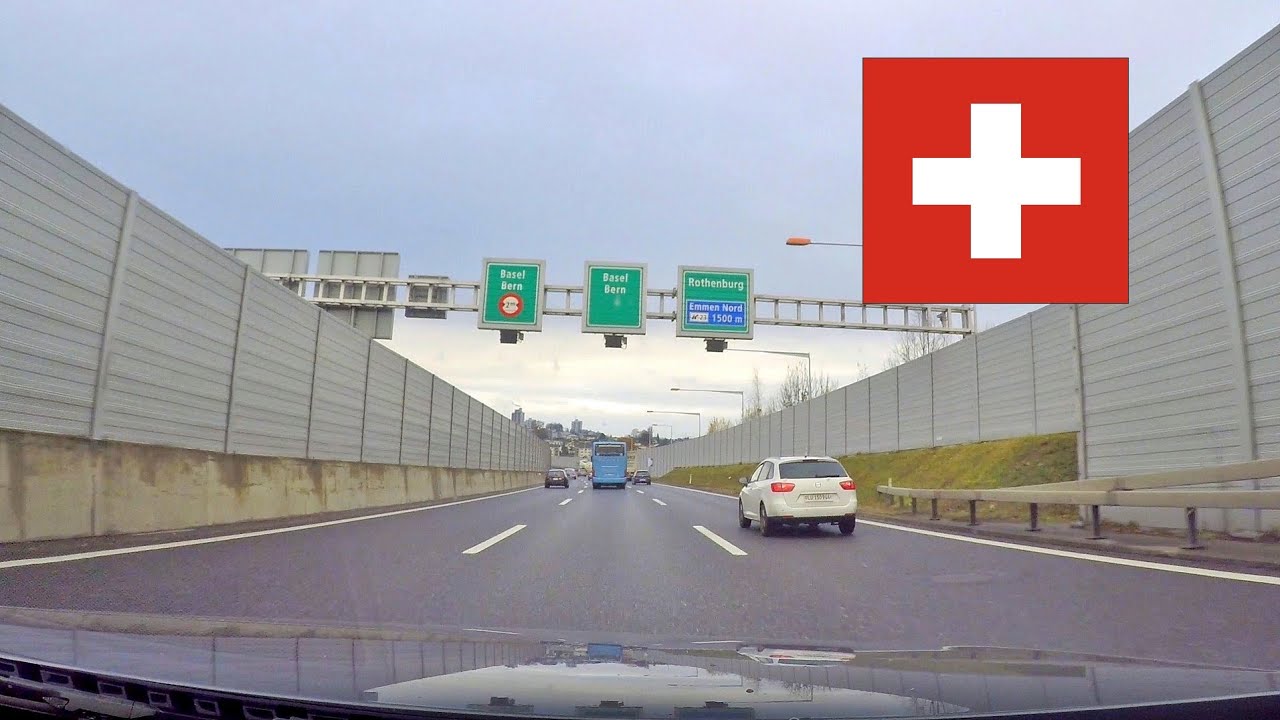 CH / A2 | Seelisbergtunnel - Luzern - Sursee | 4K