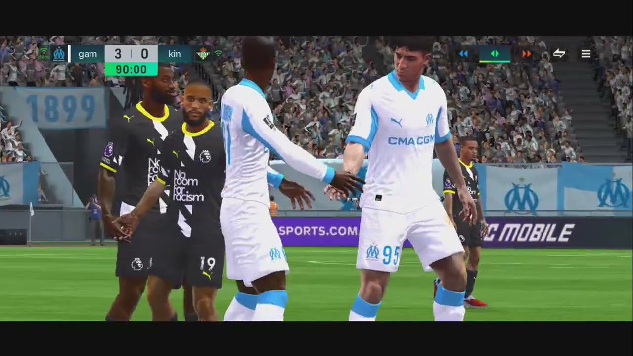 FC Mobile⚽: Olympique de Marsella⚪🔵 VS Real Betis🟢⚪Division Rivals🤝