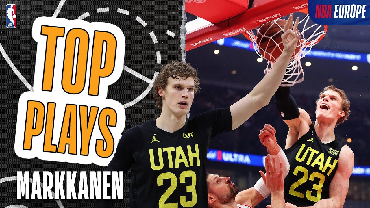 Lauri Markkanen producing UNBELIEVABLE plays for the Utah Jazz for 57 minutes straight!! 💯
