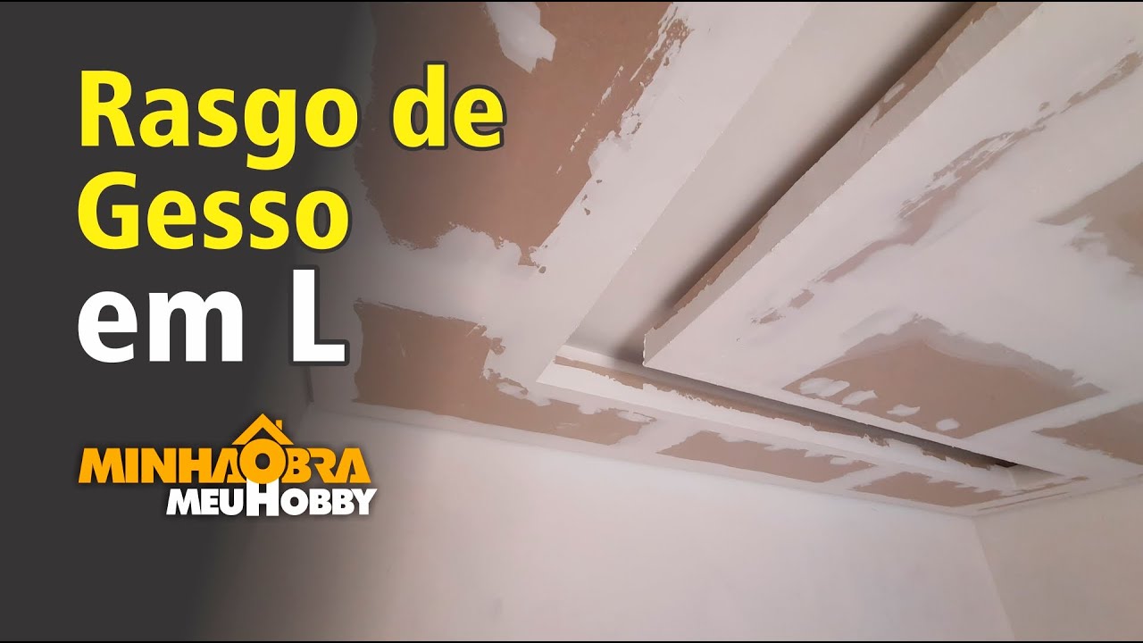 Rasgo de Luz em L - SEM REBOCAR O TETO