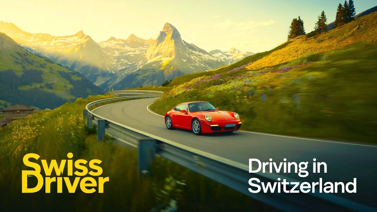 Experience a breathtaking scenic drivethrough switzerland in this 4k video