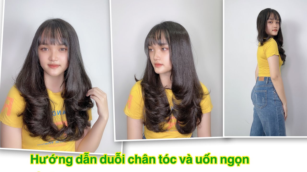 Hướng dẫn duỗi chân tóc và uốn cúp layer mới nhất 2022 | hùng đông tinh
