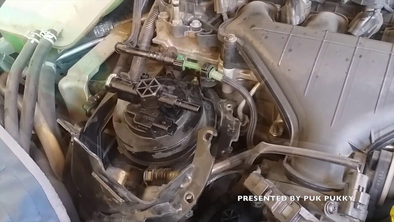 เปลี่ยนกรองดีเซล กรองเชื้อเพลิง กรองโซล่า 2010 FORD FOCUS TDCI FUEL FILTER RENEWAL REPLACEMENT
