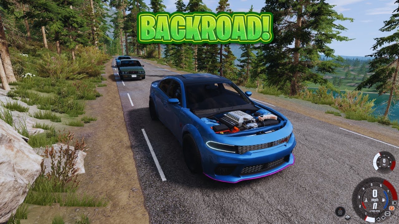 HELLCAT JAILBREAK ON THE BACKROADS!/#beamngdrive #beamng #swiftee16 #hellcat  #recommended