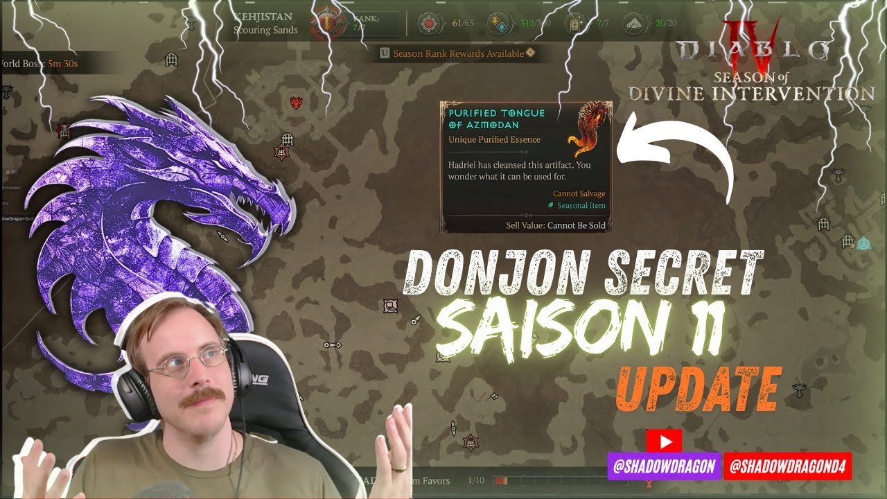 BLIZZARD A CACHÉ ÇA  DONJON SECRET : UPDATE