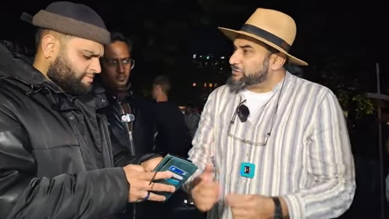Qadiani Chicken out Of Adnan Rashid Challenge! Adnan Rachid And Qadiani Speakers Corner