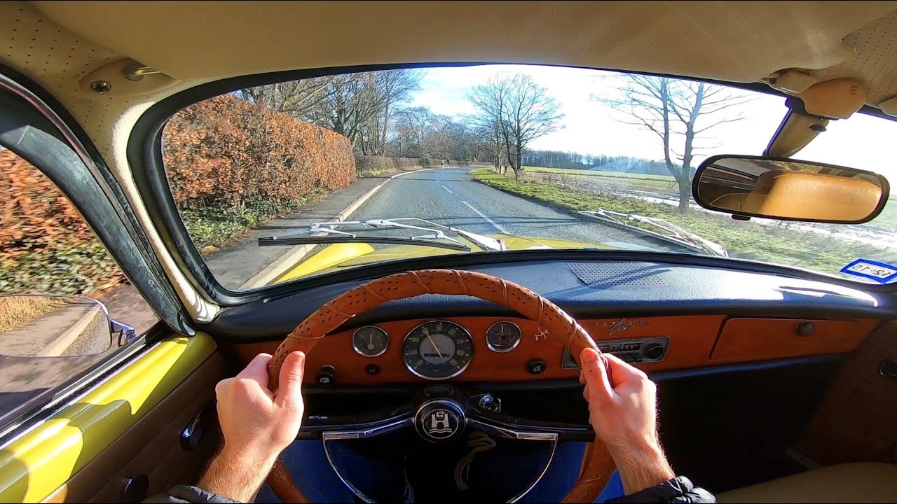 1970 VW Karman Ghia 1600 Coupe Manual - POV Test Drive & Walk-around | Highly Original