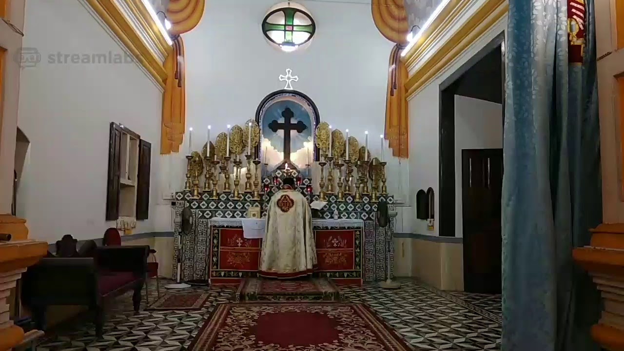 Holy Qurbana at Marth Mariam Cathedral Church, Thrissur