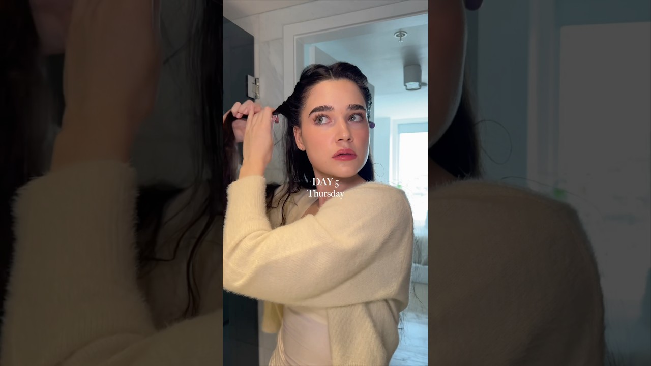 Прически недели🌸💖 #shortsyoutube #уходзаволосами #прическа