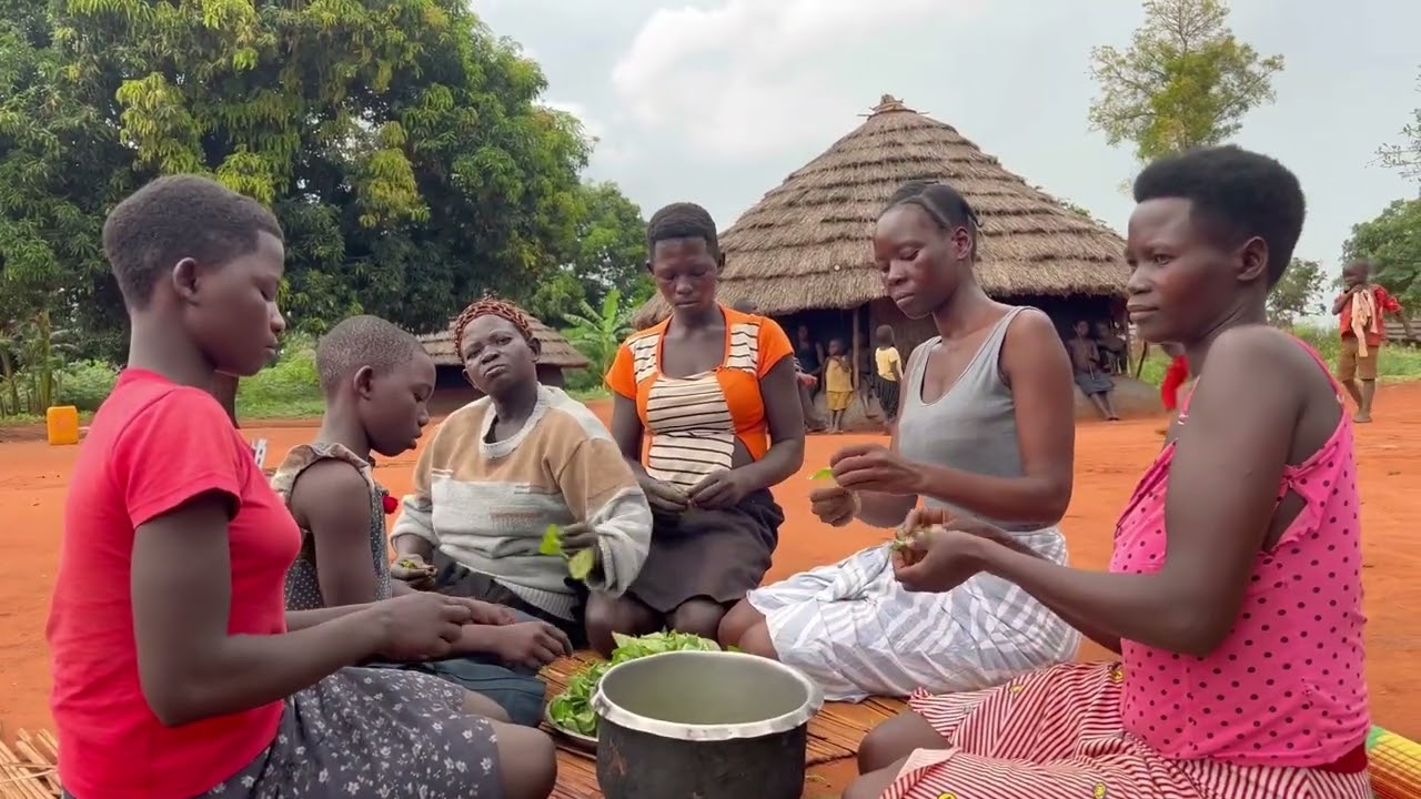 African village Life DR-Congo // Cooking Tasty Meals with Family