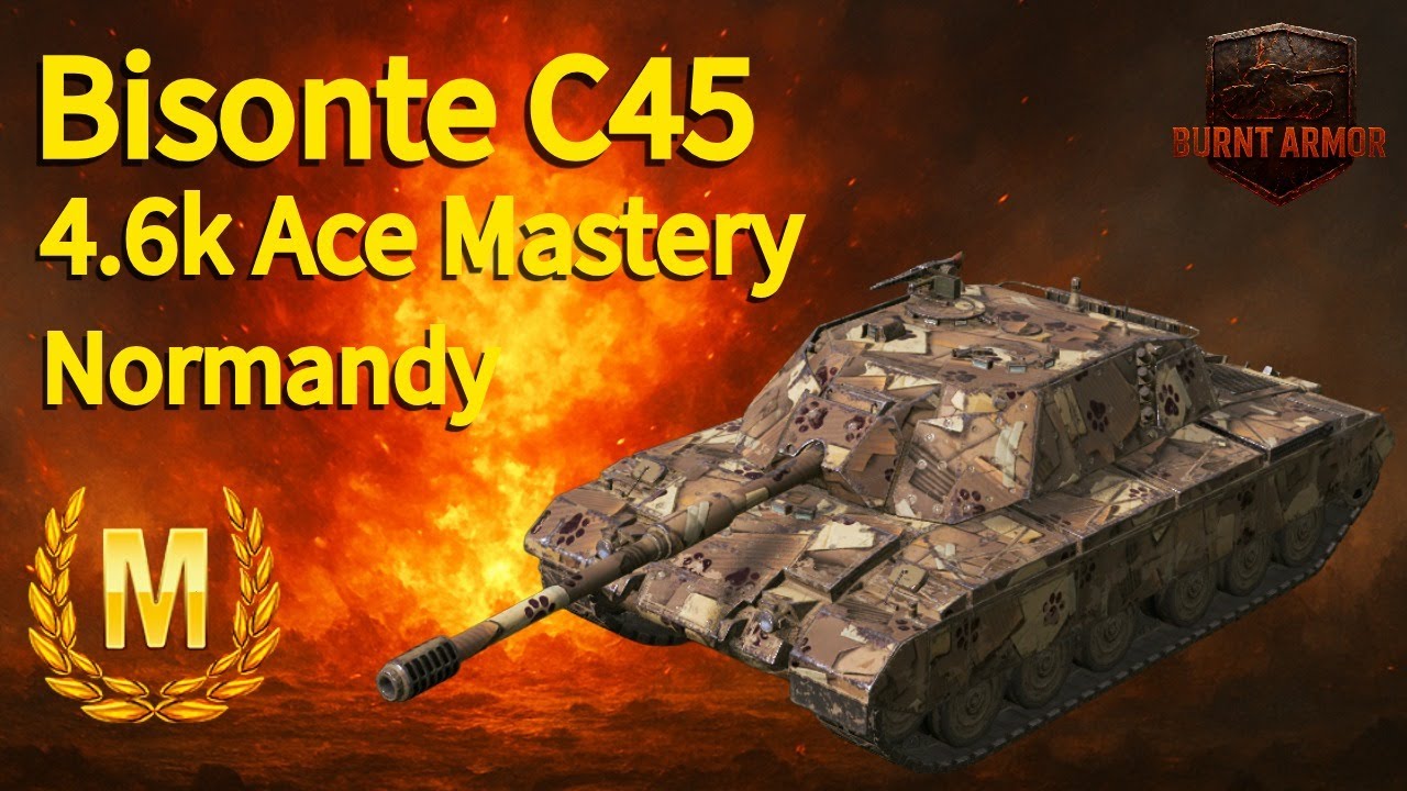 133. Ace Mastery in Bisonte C45 with 4583 damage on Normandy.