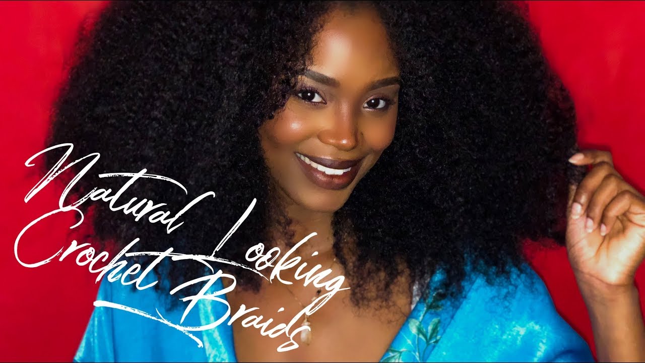 Natural Looking Crochet Braids | Knotless Method with Marley Hair