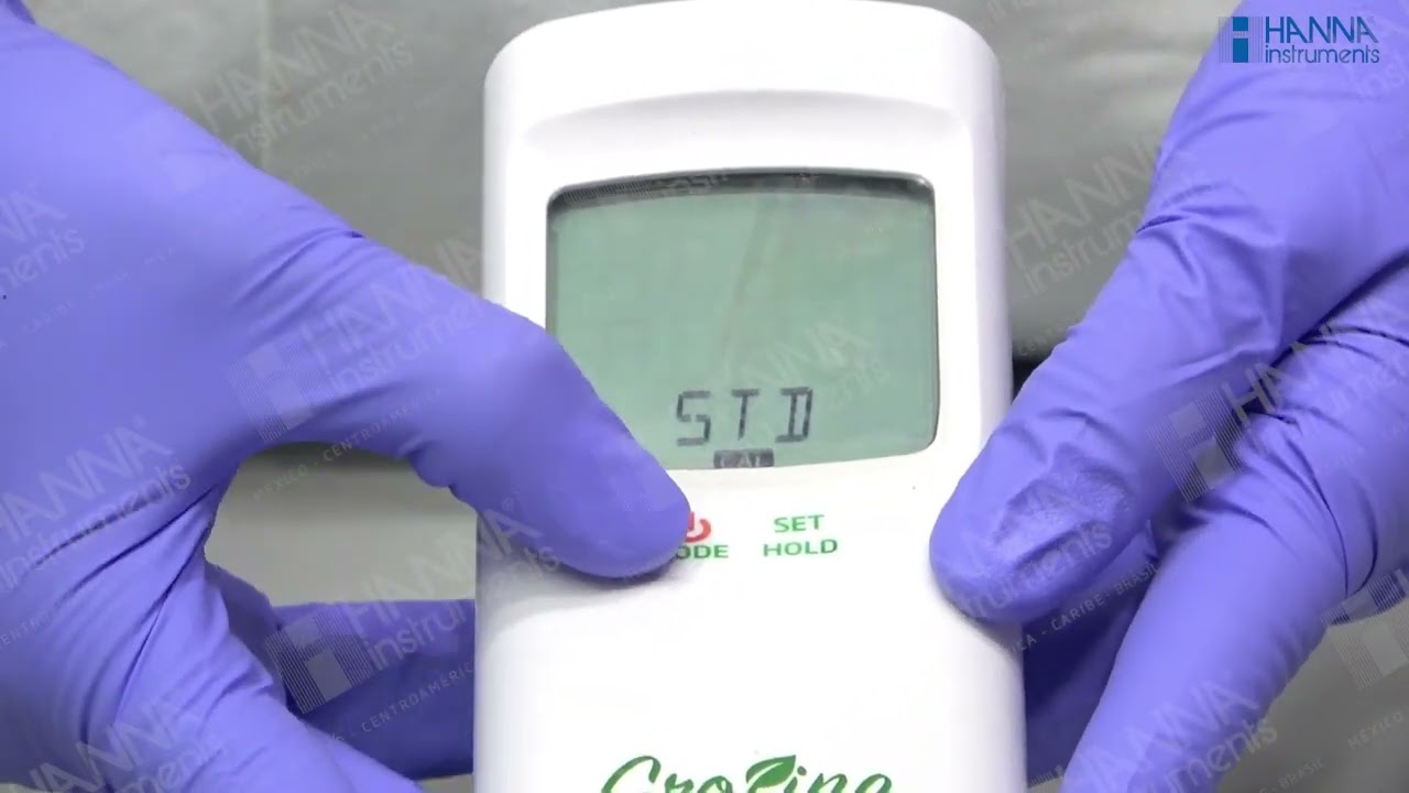 Calibración del medidor de pH/CE/STD HI9814