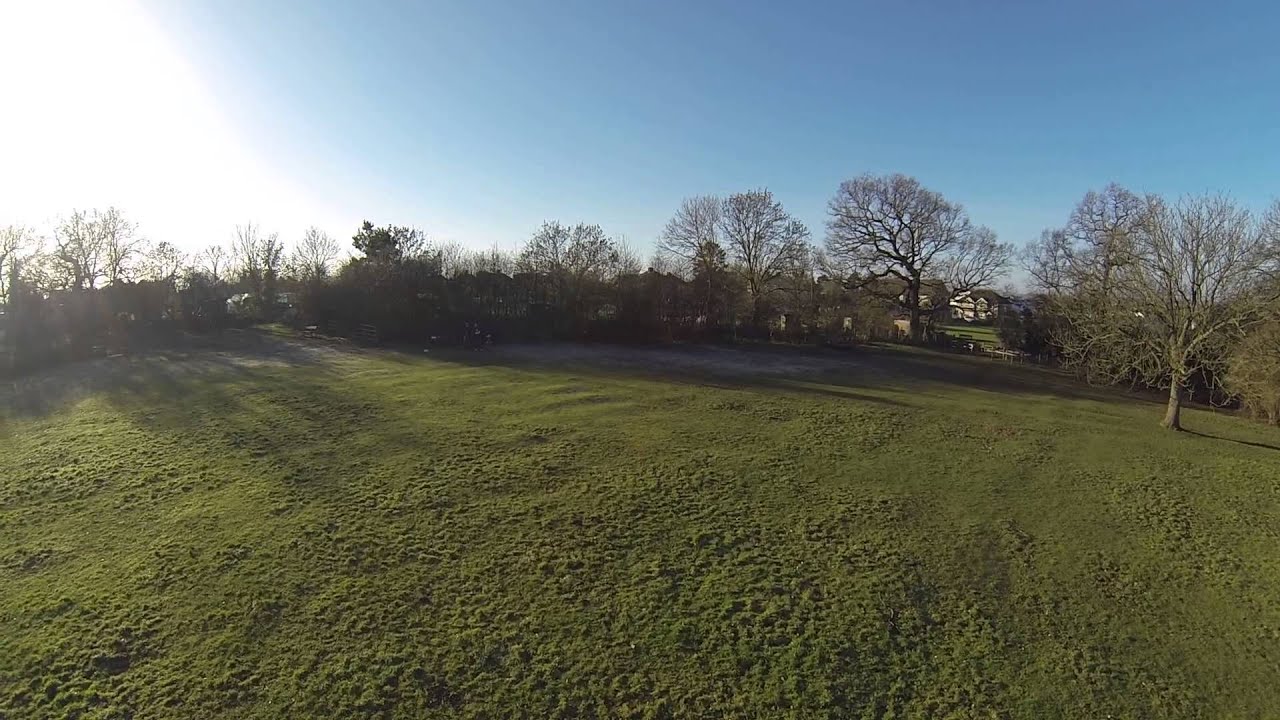 Awesome aerial view of Oxhey Village, Bushey and beyond. FPV DJI F550 with GoPro Hero 3 Black