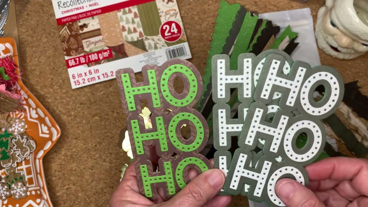 Christmas die cuts! #satmornmakes | #2crafters1design | Christmas cookie die cuts too!