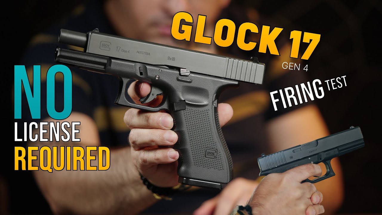 Glock 17 Gen 4 CO2 Air Gun firing test (No License Required)