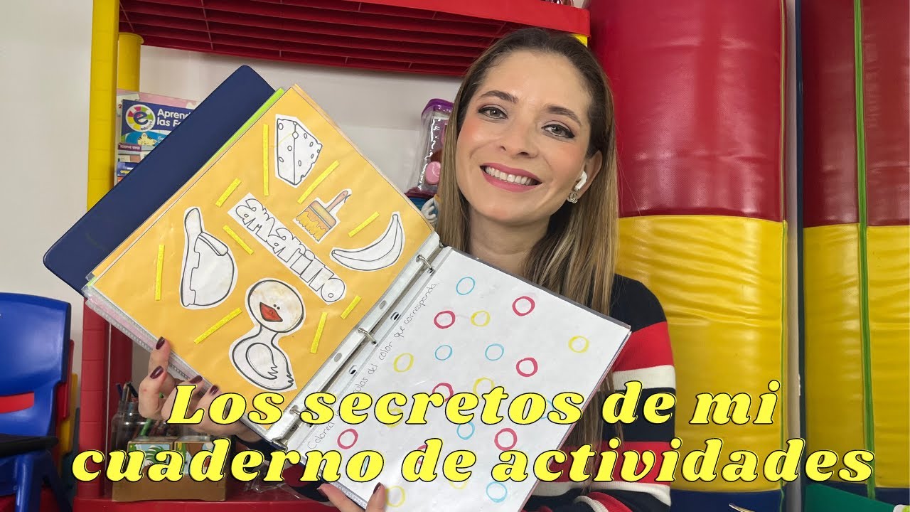¿Cómo hacer un cuadernillo de actividades para estimular el lenguaje? | Rossy Tufiño
