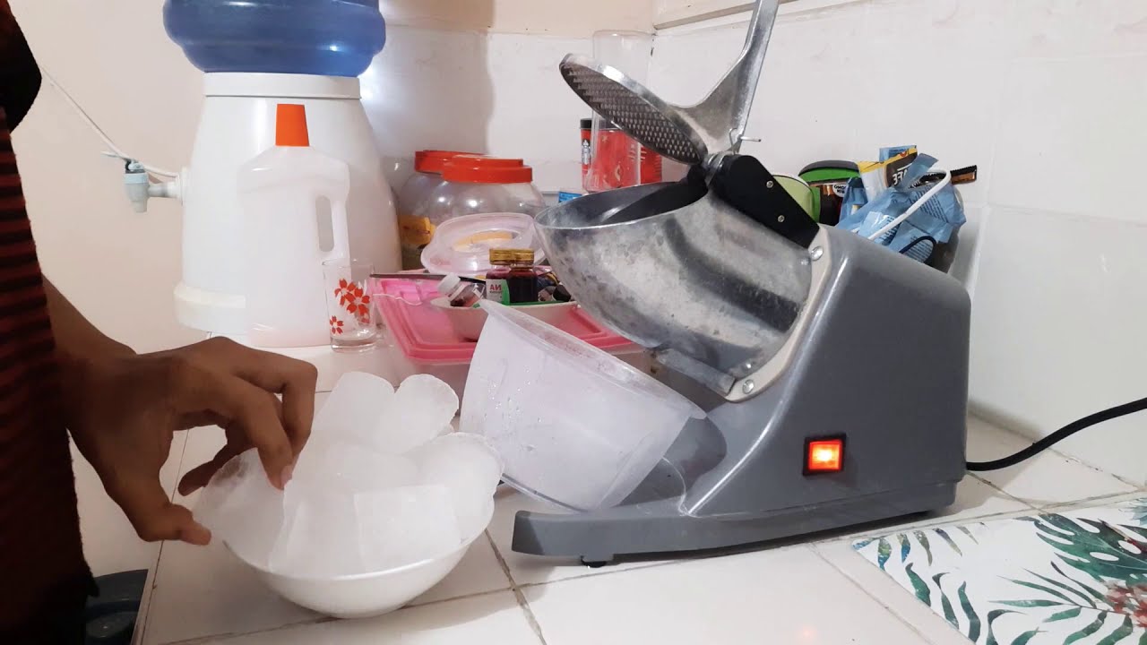Powdery Ice Tutorial Using My Ice Crusher Machine