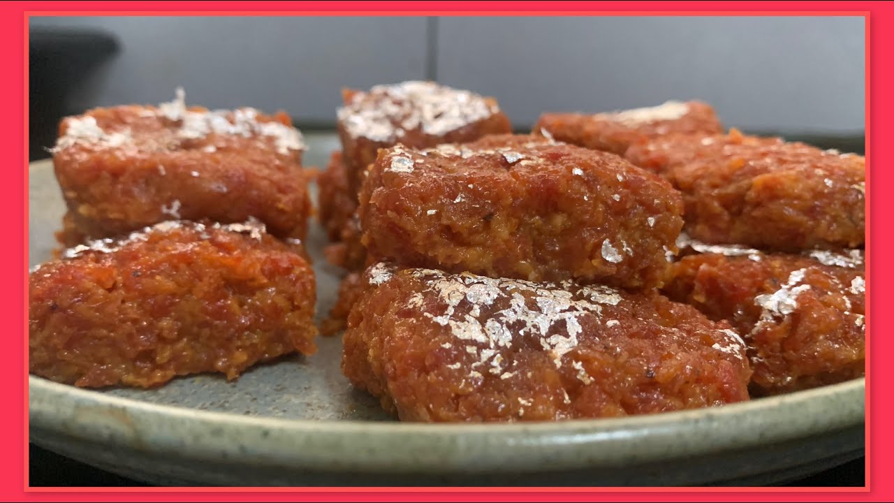 Gajar Pak Barfi l Carrot Sweet Recipe