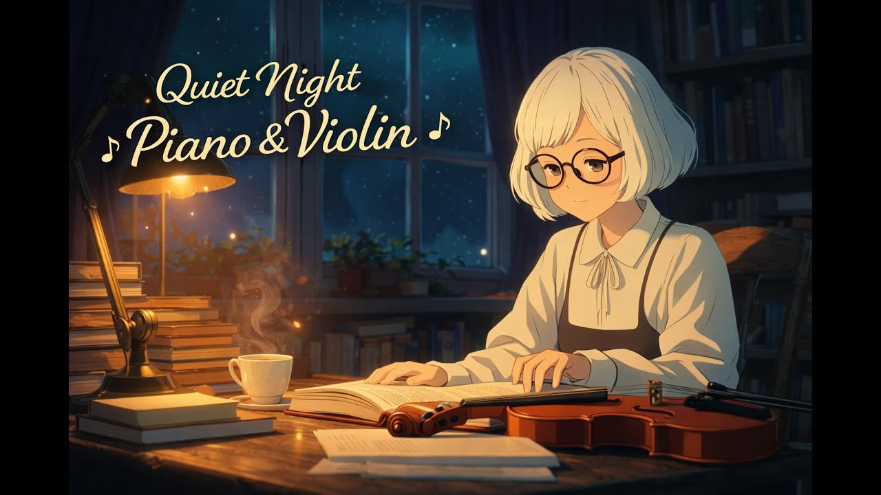 Quiet Night Piano & Violin | Airi’s Desk