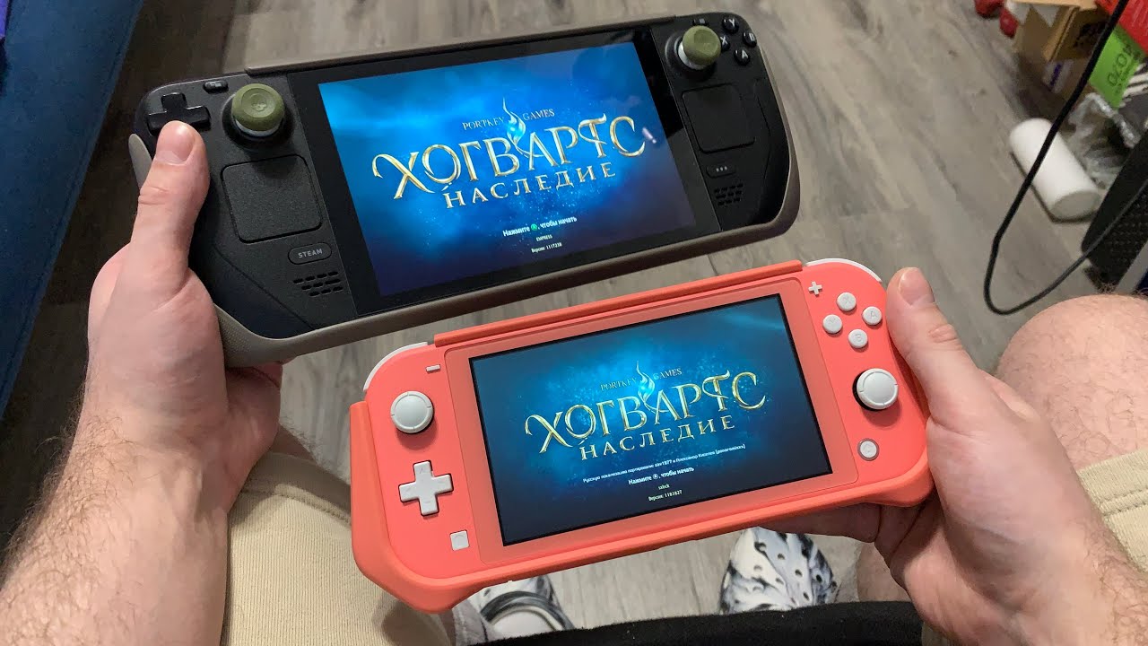 Портативность БЫТИЯ Steam Deck + Nintendo Switch Lite в Hogwarts Legacy!