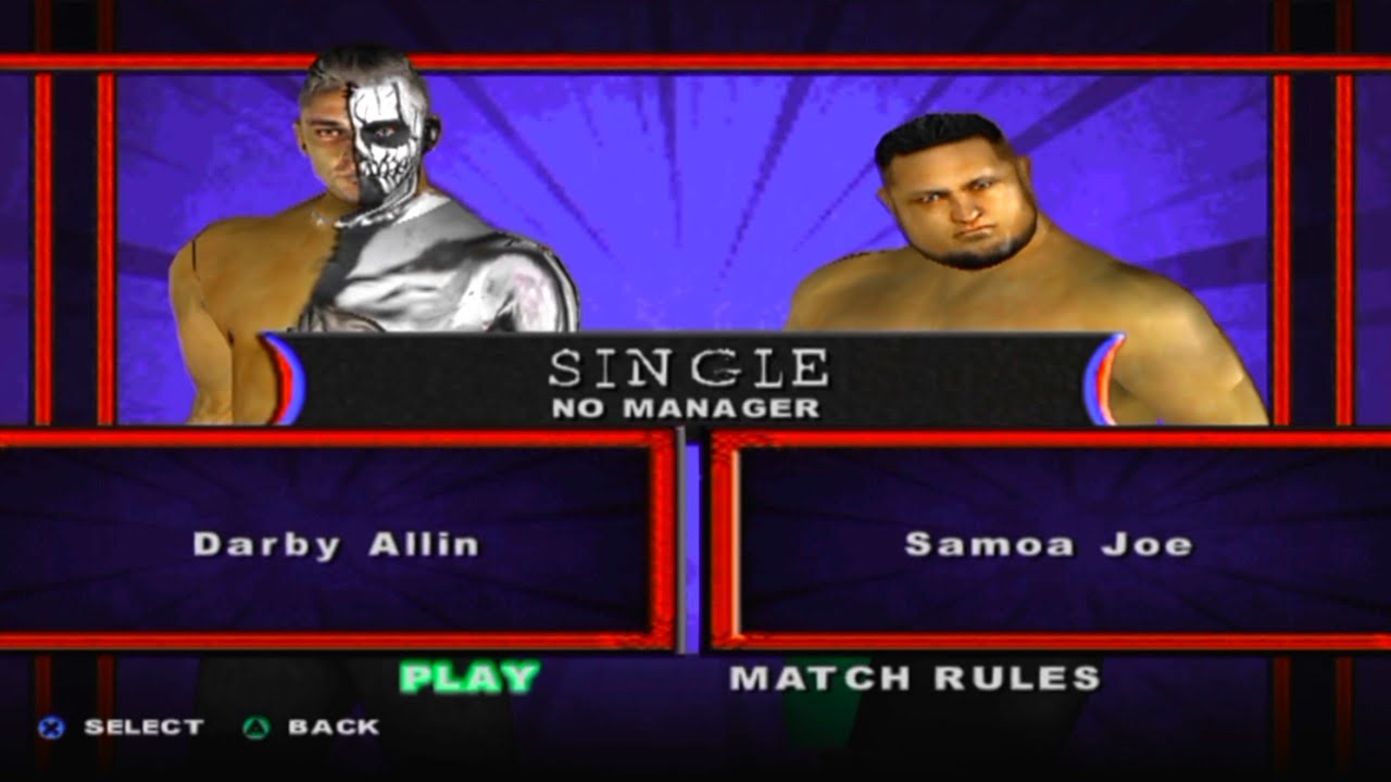 AEW Fight Forever - Darby Allin vs Samoa Joe - AEW Video Game
