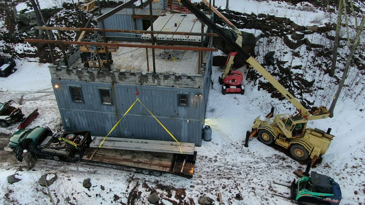 More container castle metal work