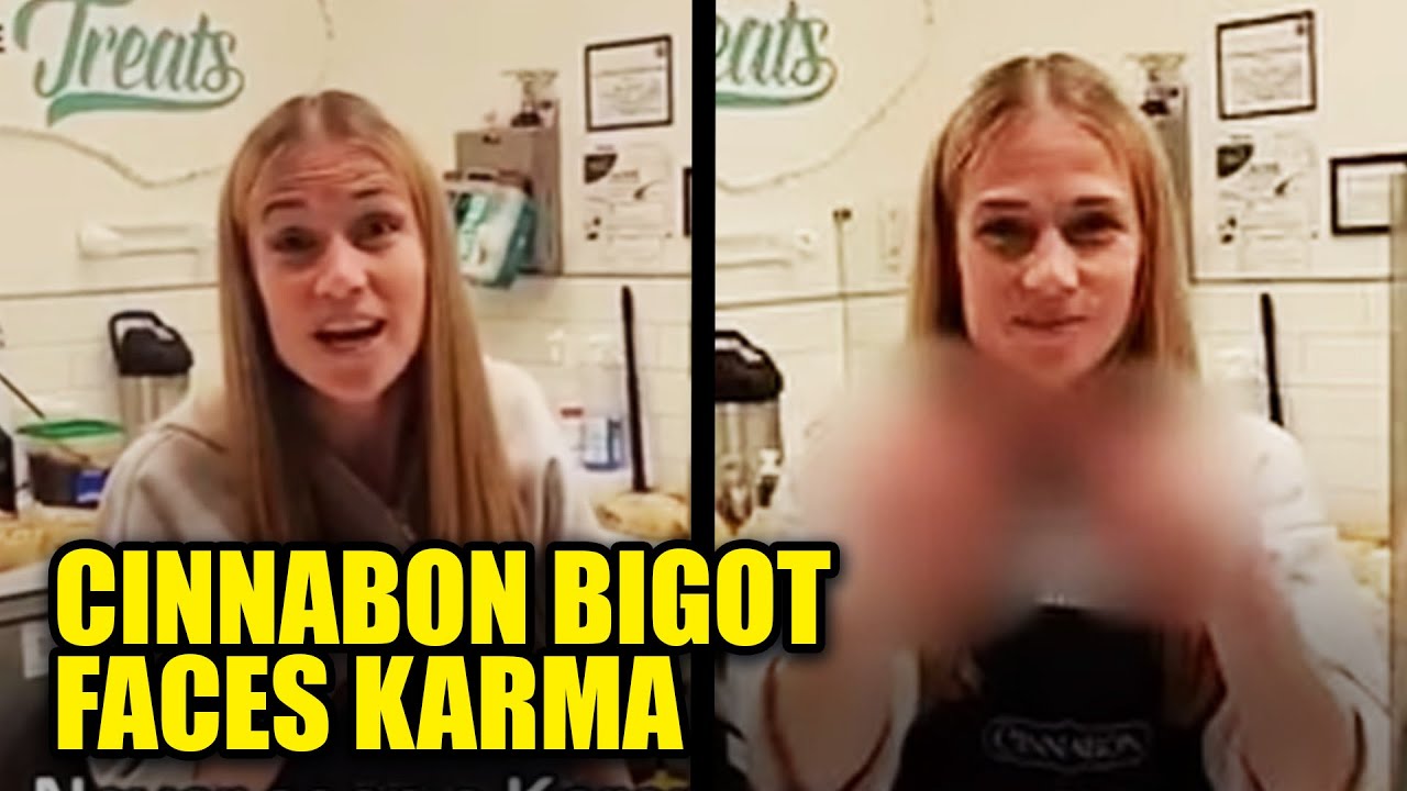 WATCH: Cinnabon Worker Proudly ADMITS Racism in Unhinged Tirade, Faces Karma