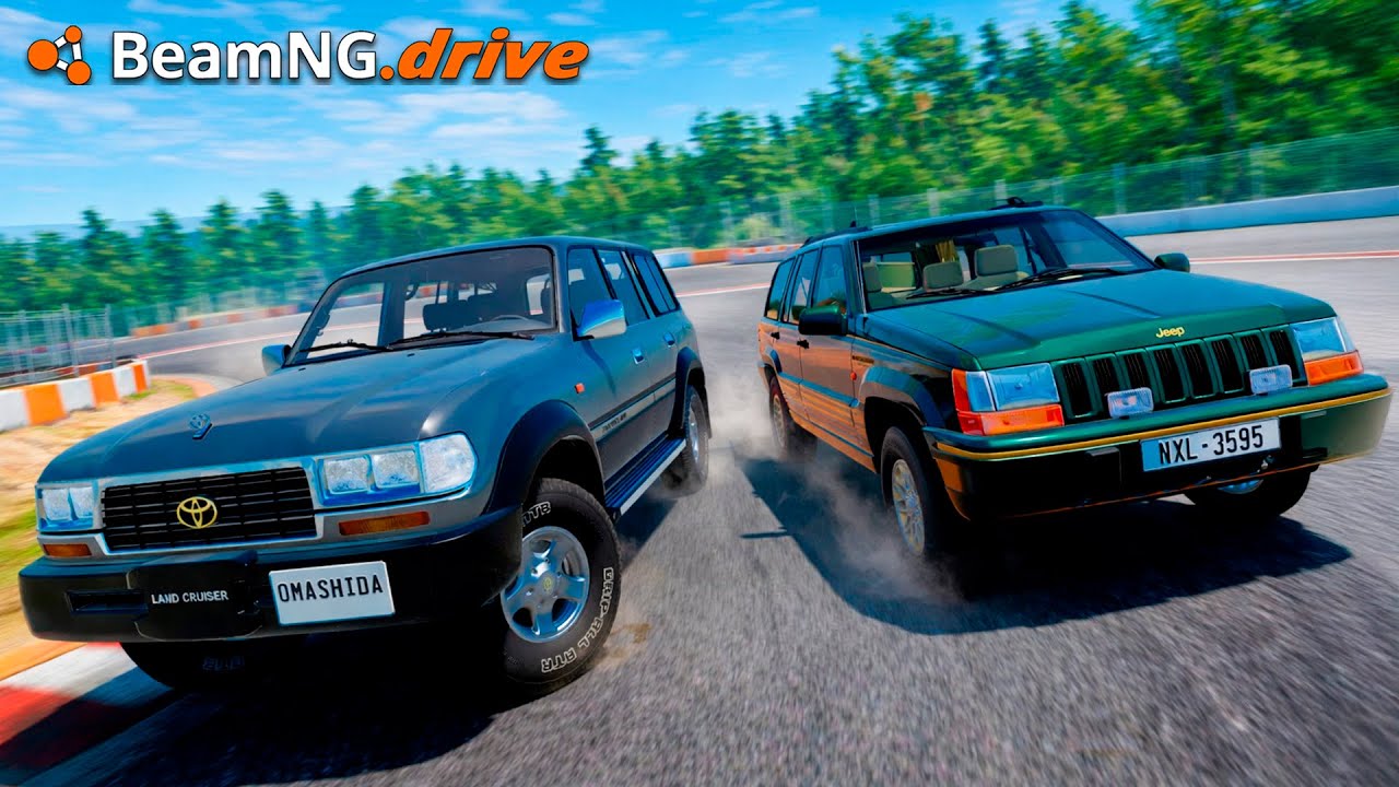 ¡Rutas EXTREMAS entre TOYOTA Burbuja vs JEEP! | BeamNG.drive
