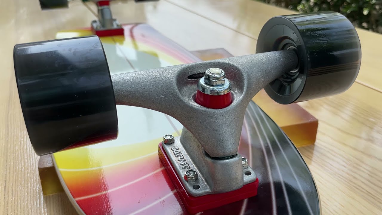 วิธีตรวจเช็คและเปลี่ยนลูกยางทรัค เซิร์ฟสเก็ต Carver Surfskate CX ทรัคแบบบูชชิ่ง