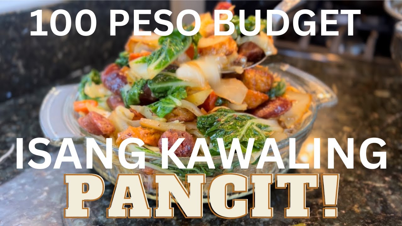 100 PESOS BUDGET ISANG KAWANG PANCIT PAPAYA!