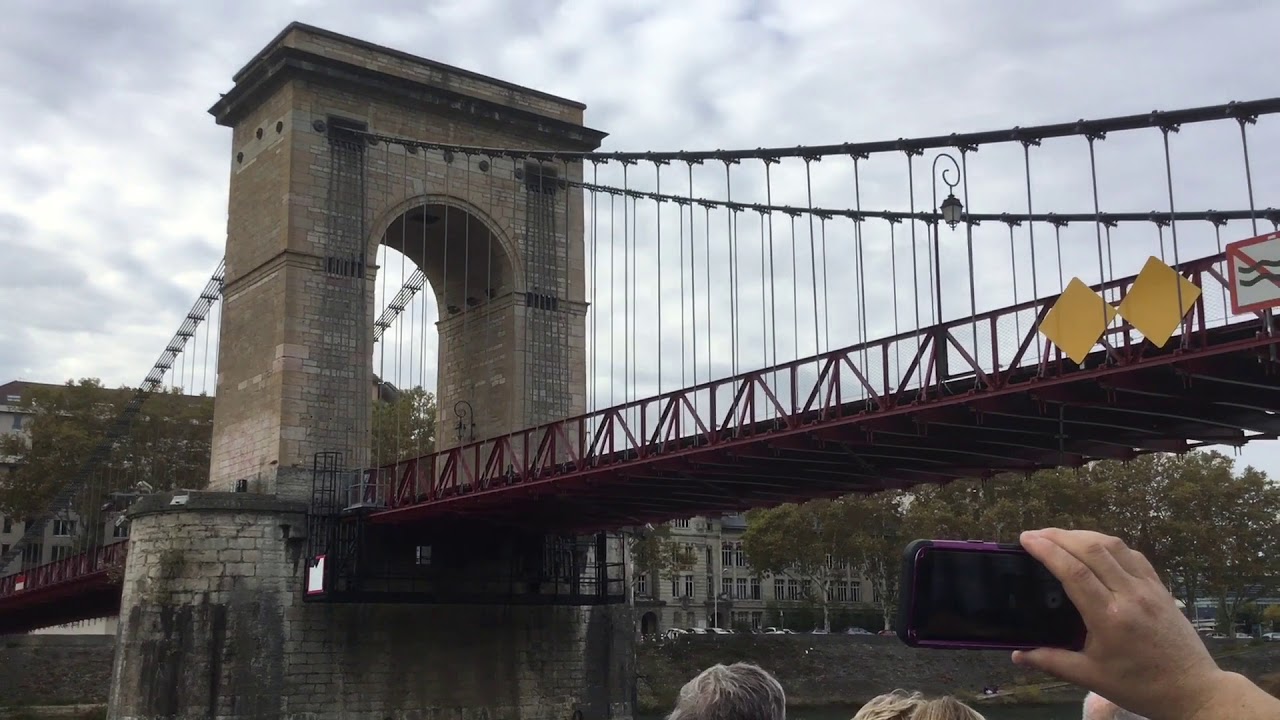 Boat Cruise On The Saone River In Lyon, France