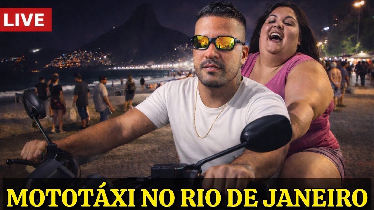 🚨 AO VIVO: MOTOTÁXI NA MADRUGADA DO RIO! CORRENDO ATRÁS DO DINHEIRO!