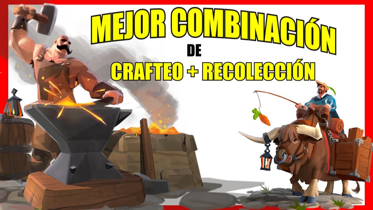 Cuál es la 🌟MEJOR RECOLECCIÓN y el MEJOR CRAFTEO🌟 en Albion Online? Pro 90