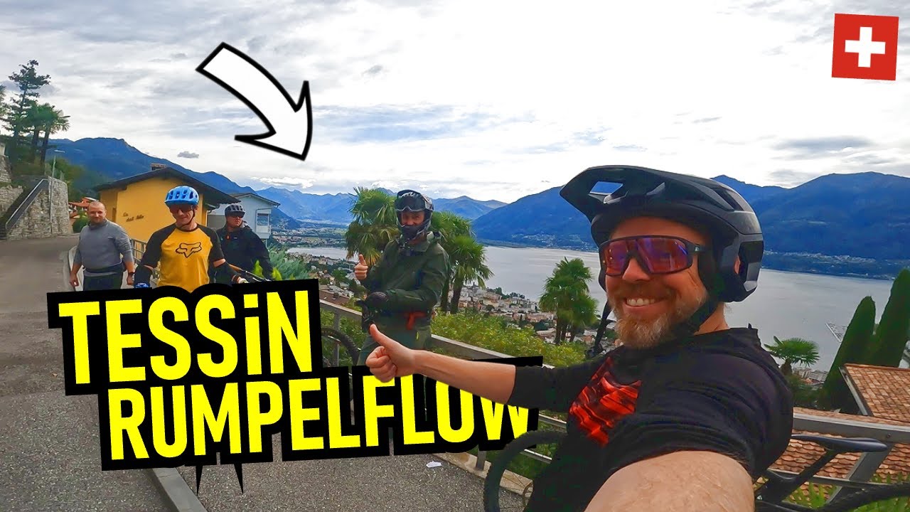 TICINO LAGO MAGGIORE Cardada-Trail 🔵 First Ride, Full Run / Locarno Tessin Mountainbike MTB Schweiz