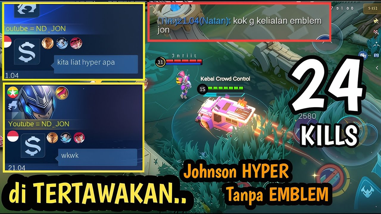DI TERTAWAKAN 🤭🤭, JOHNSON HYPER TANPA EMBLEM