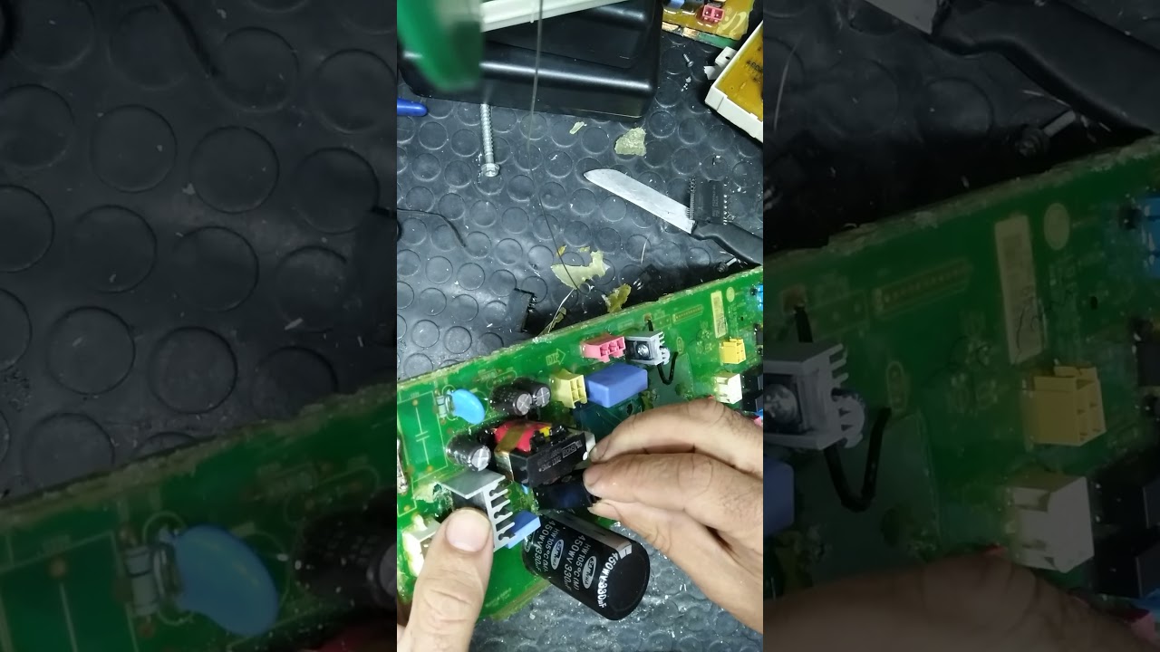 كيفية تتبع الشورت او القصر في كارط lg direct drive