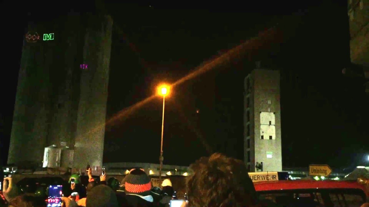 Buderus Zementwerk Sprengung  Heidelberg Cement Wetzlar Niedergirmes 28.2.2016