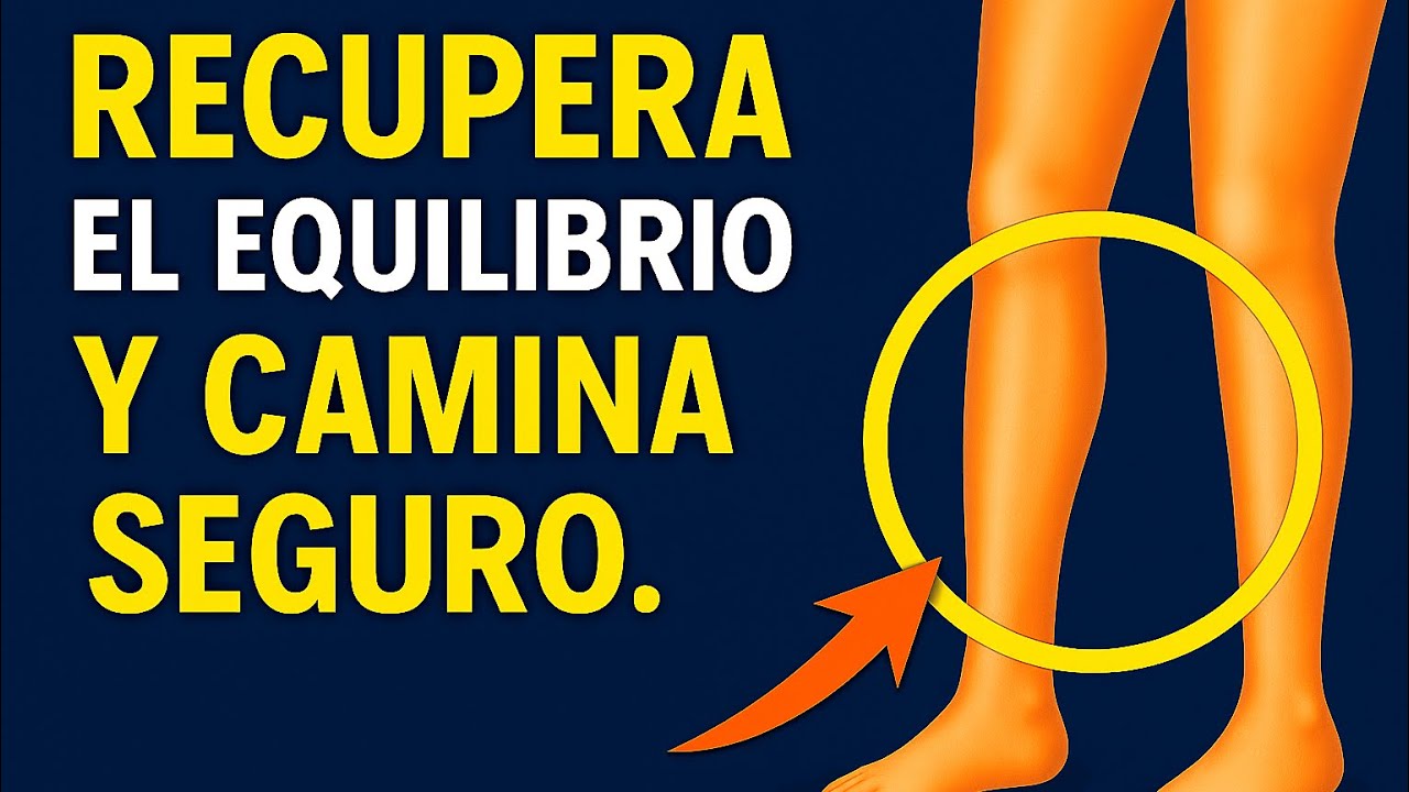 🦵Los Mejores Ejercicios Para RECUPERAR El EQUILIBRIO y EVITAR CAÍDAS 