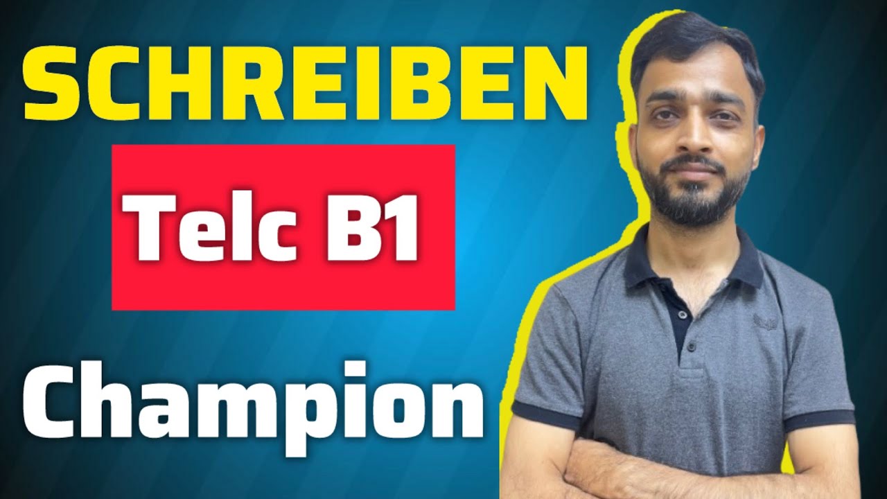 B1 Telc Schreiben 💬 Champion | Prepare like a Champion | 