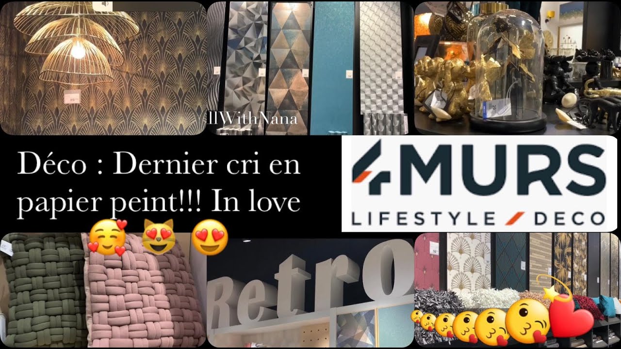 4Murs part 1 : venez d&eacute;couvrir le dernier cri en papier peint & d&eacute;co🤩🤩🤩😍😍😍😍💖