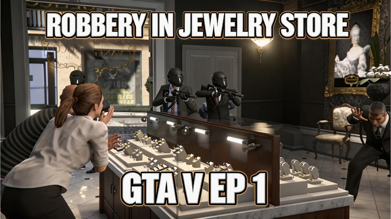 JEWELRY SHOP ROBERRY |  GTA V | EP 2