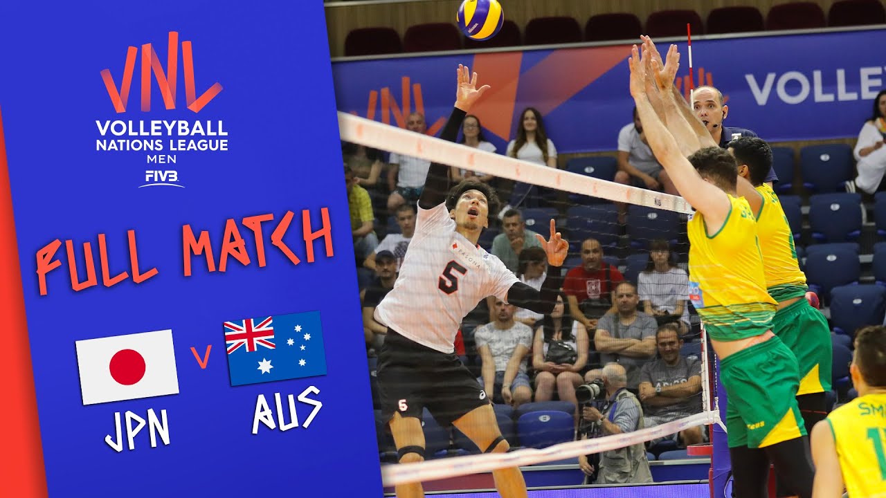 Japan 🆚 Australia - Full Match | Men’s Volleyball Nations League 2019