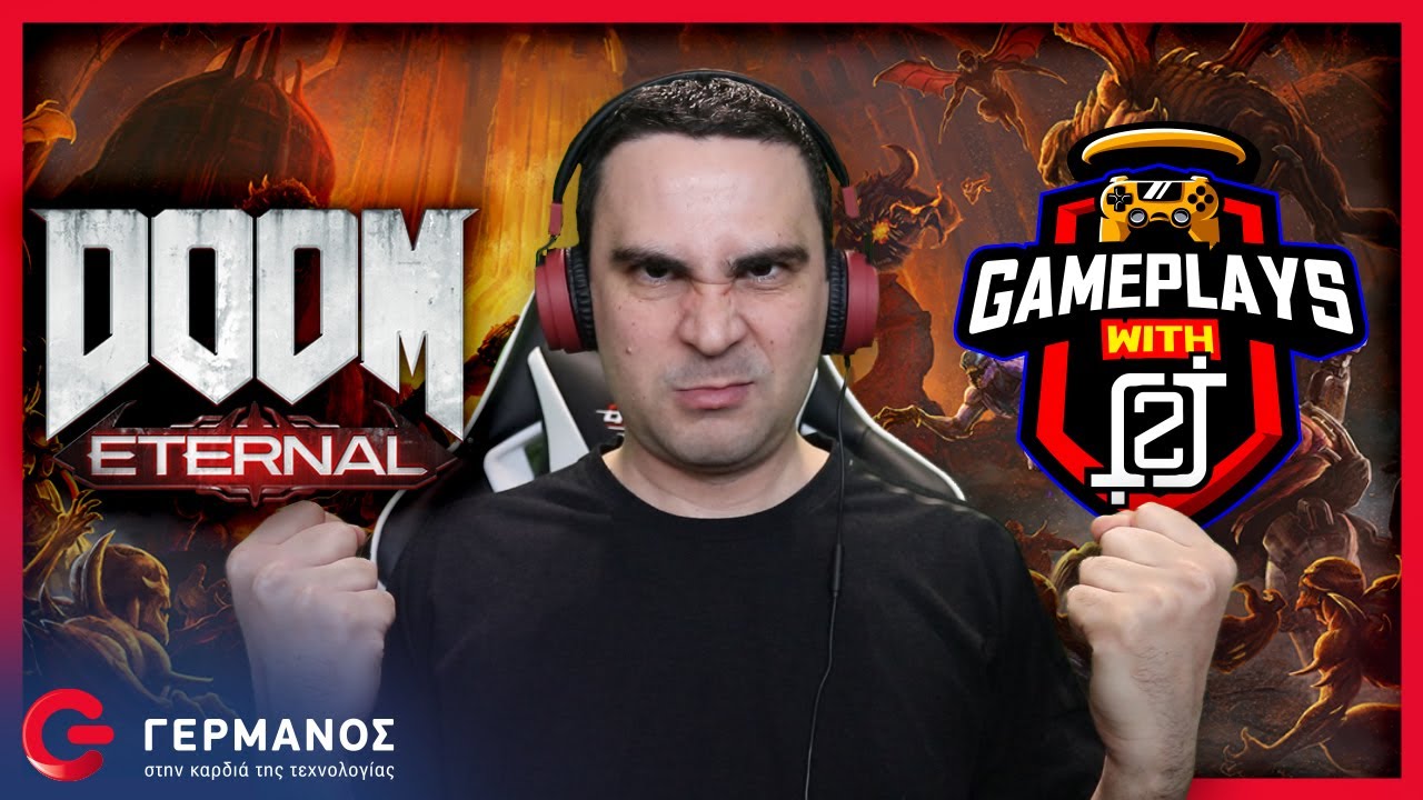 O 2J παίζει DOOM Eternal! | Gameplays with 2J GERMANOS