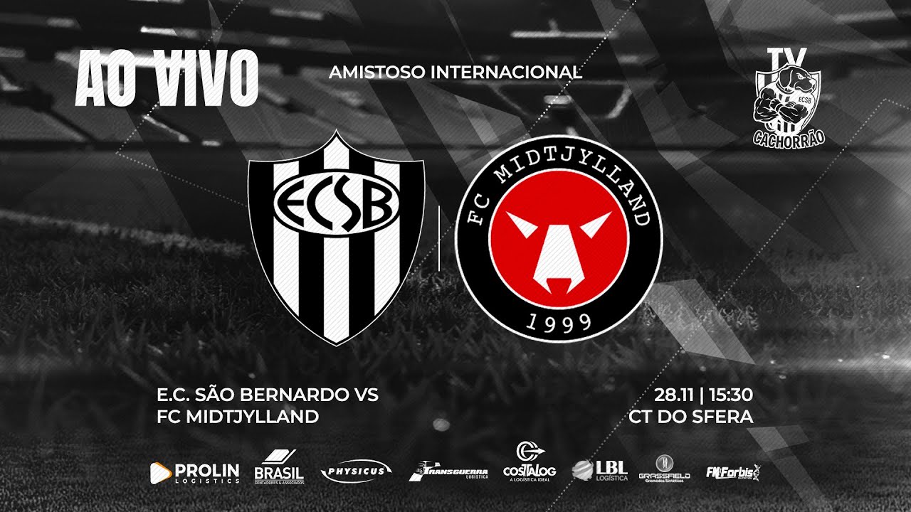 AO VIVO - EC SÃO BERNARDO x FC MIDTJYLLAND (DIN) - AMISTOSO INTERNACIONAL