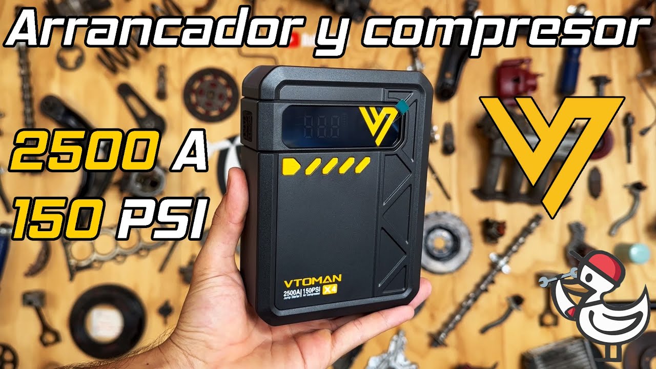 ¡El mejor arrancador y compresor del mercado! Vtoman X4