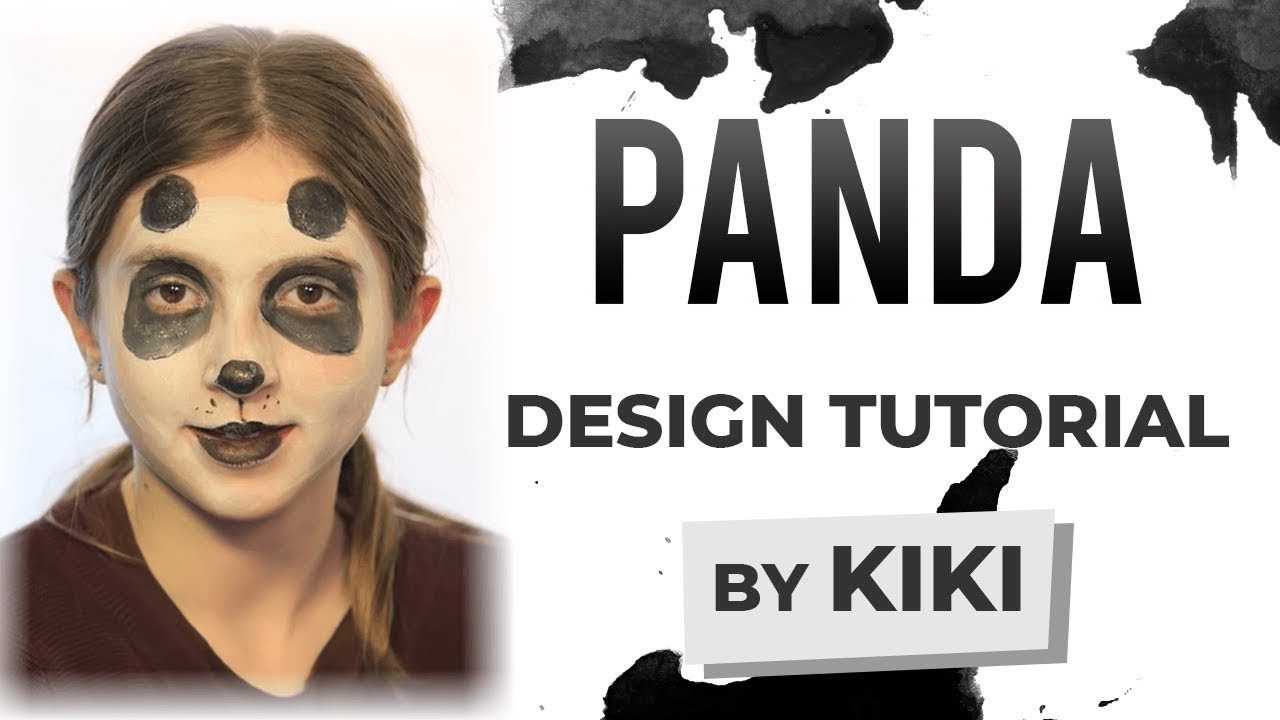 Panda Face Painting Tutorial