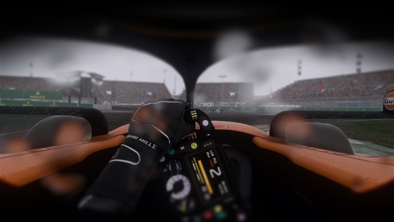 F1 2021 | Lando Norris - Zandvoort | Helmet camera experiment (Reshade)